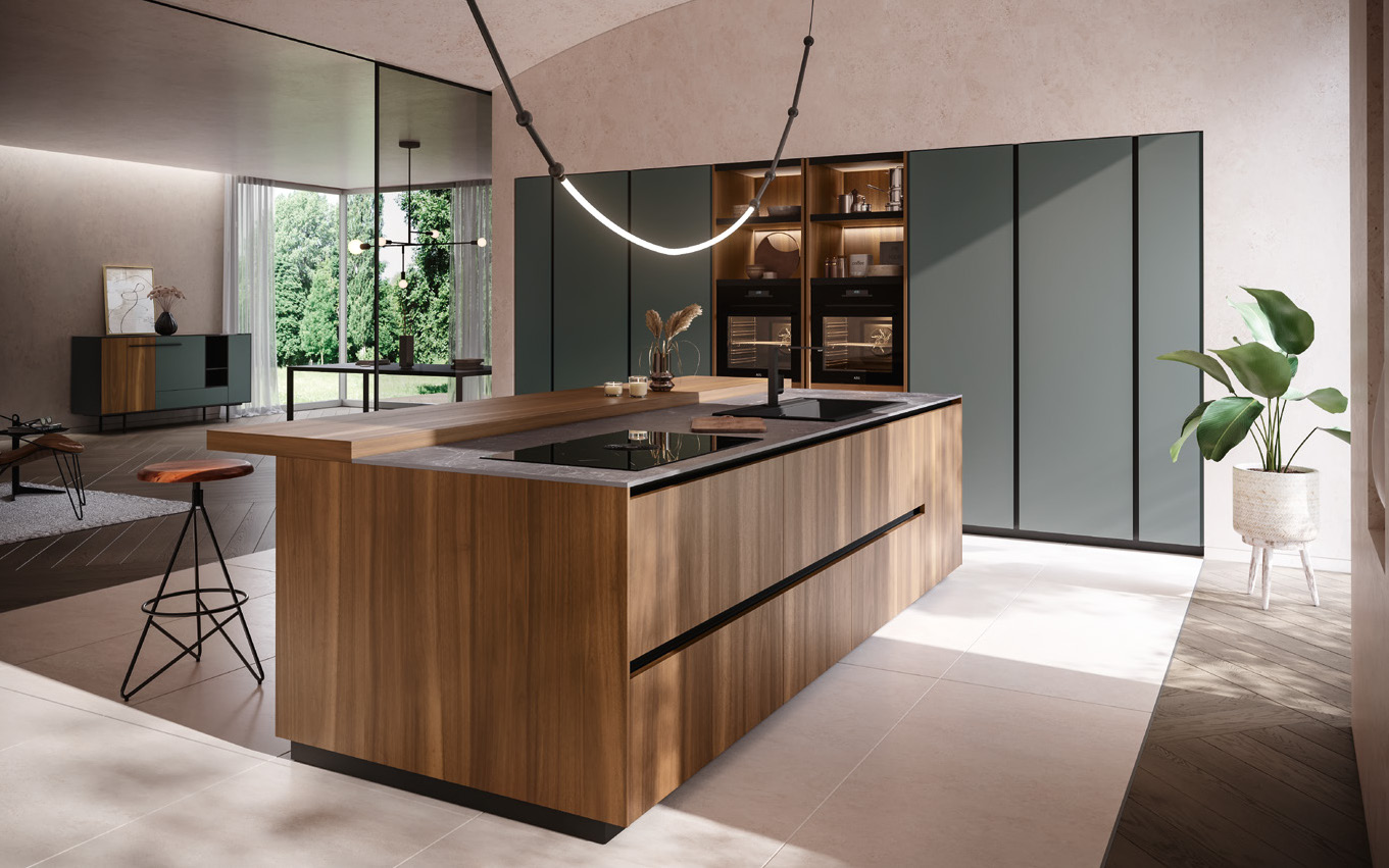 Miton Cucine Menta Noce Cordesco