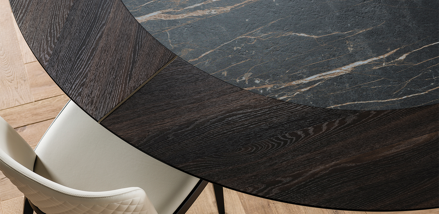Cattelan Italia Skorpio Round Ker Wood
