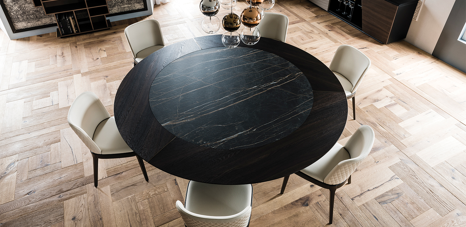 Cattelan Italia Skorpio Round Ker Wood