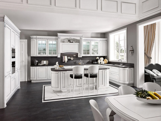 Stosa Cucine Dolcevita Bianco Argento