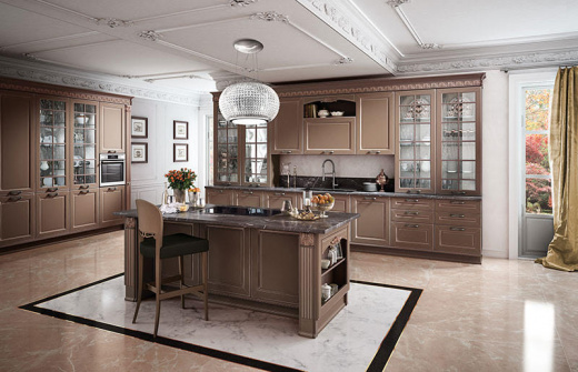 Stosa Cucine Dolcevita Camoscio filo rame