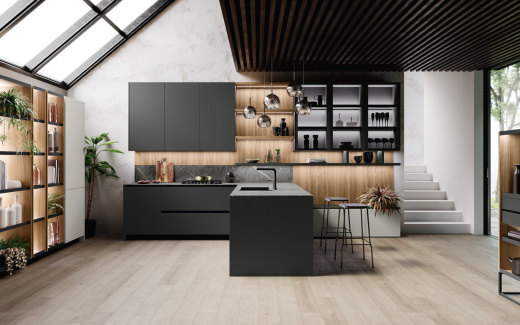 Miton Cucine Menta Grigio Medio