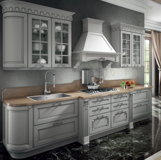 Stosa Cucine Dolcevita Laguna Filo Argento