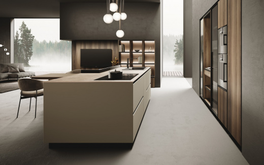 Miton Cucine Menta Noce Adige