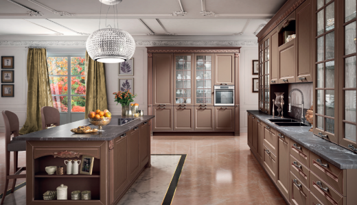 Stosa Cucine Dolcevita Camoscio filo rame
