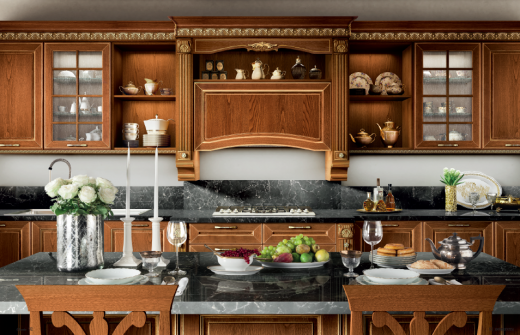 Stosa Cucine Dolcevita Noce con Oro