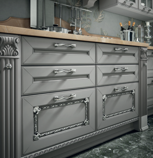 Stosa Cucine Dolcevita Laguna Filo Argento